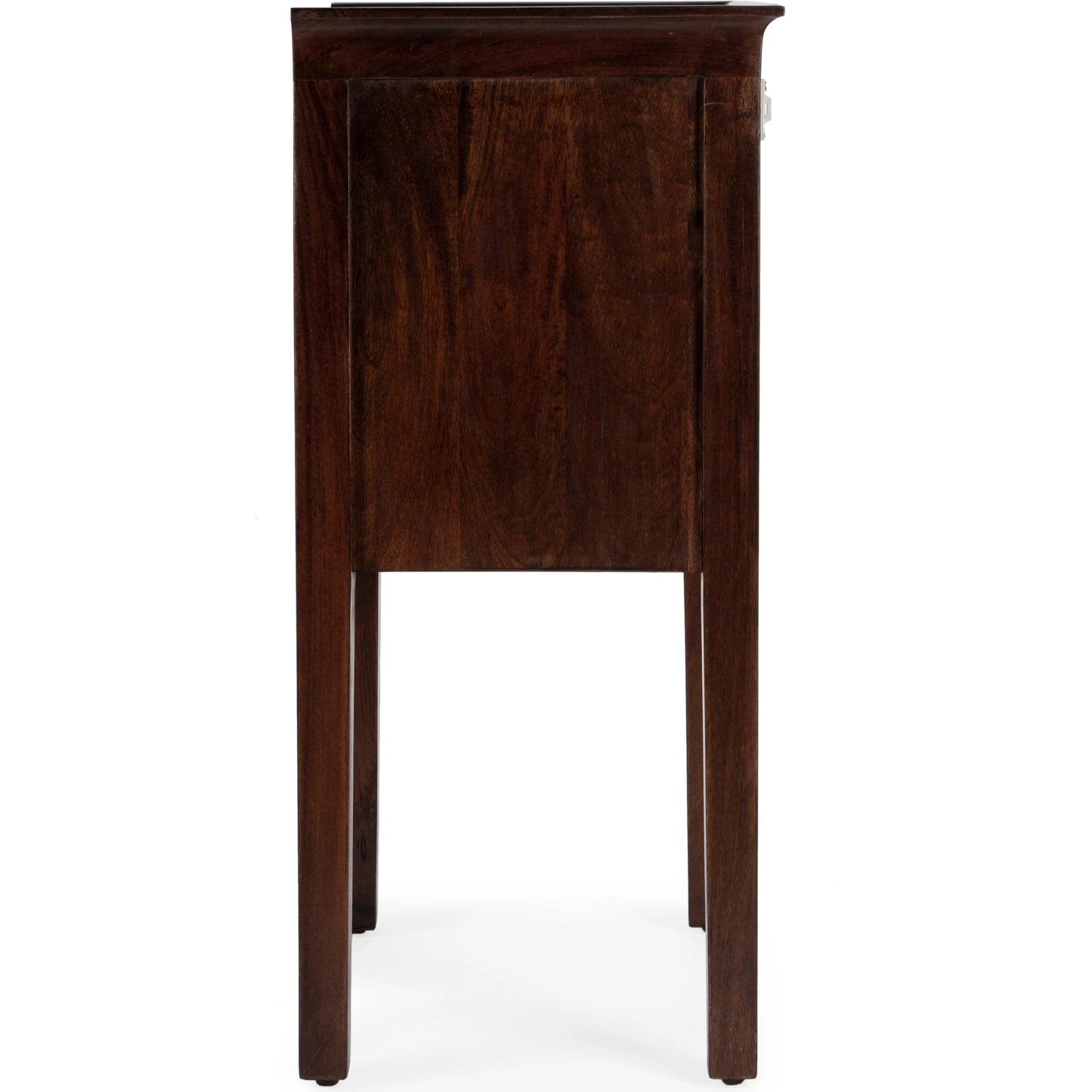 006 O-BUTLER-1840290 | Additional Silo | Gabriel Solid Wood Side Table by Butler Specialty Company in dark brown and artifacts. Made from mango wood solids, mdf in a modern style.