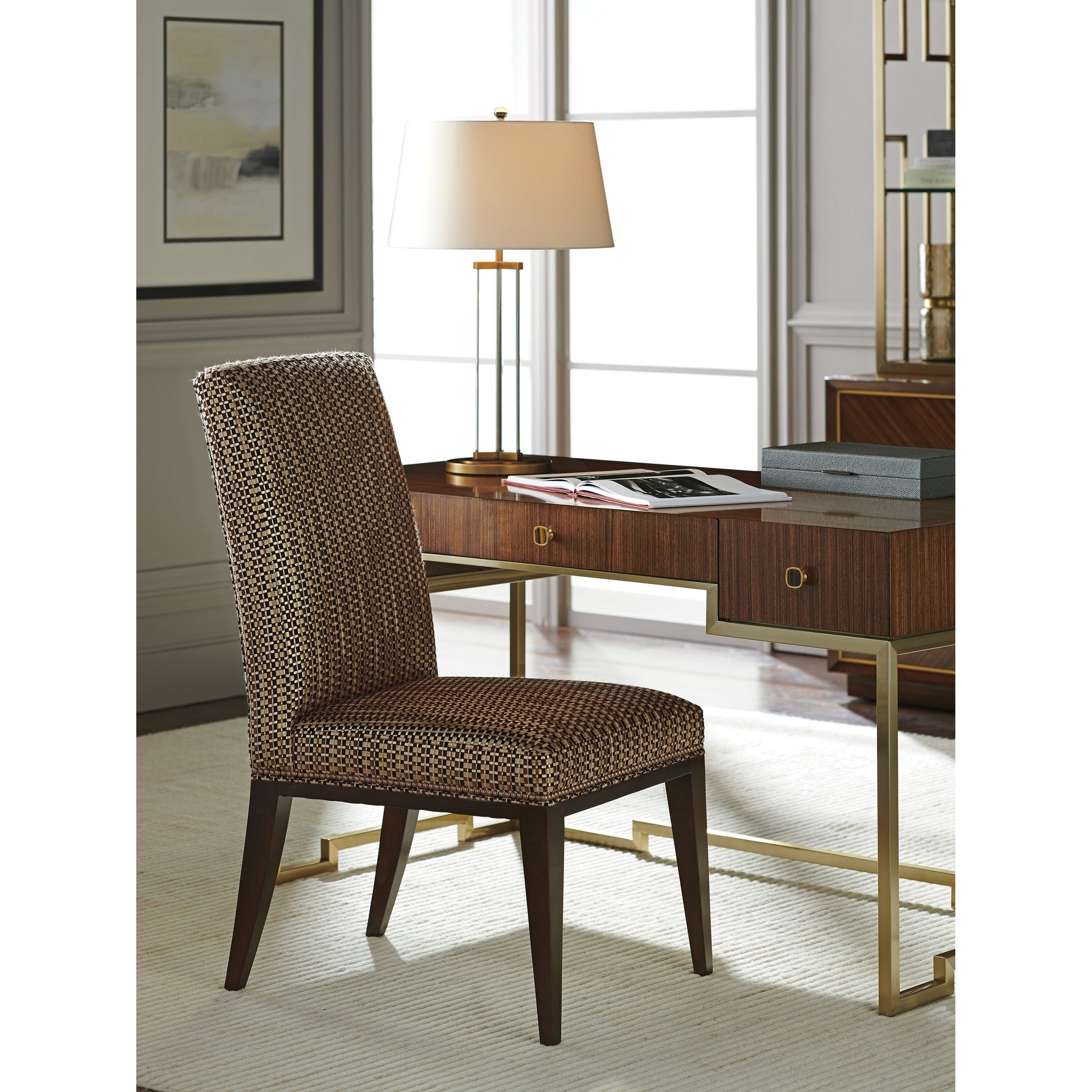 Lowell Pattern Dining Chair by Lexington in arlington. Made from unique in a transitional style.