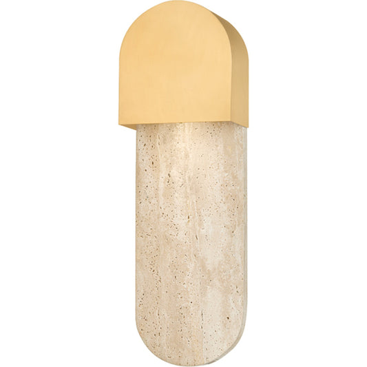 Hobart Wall Sconce by Hudson Valley. Made from steel in a transitional style.