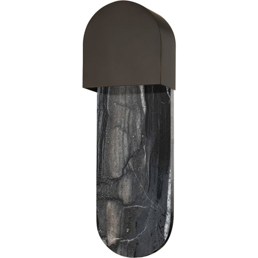 Hobart Wall Sconce by Hudson Valley. Made from steel in a transitional style.