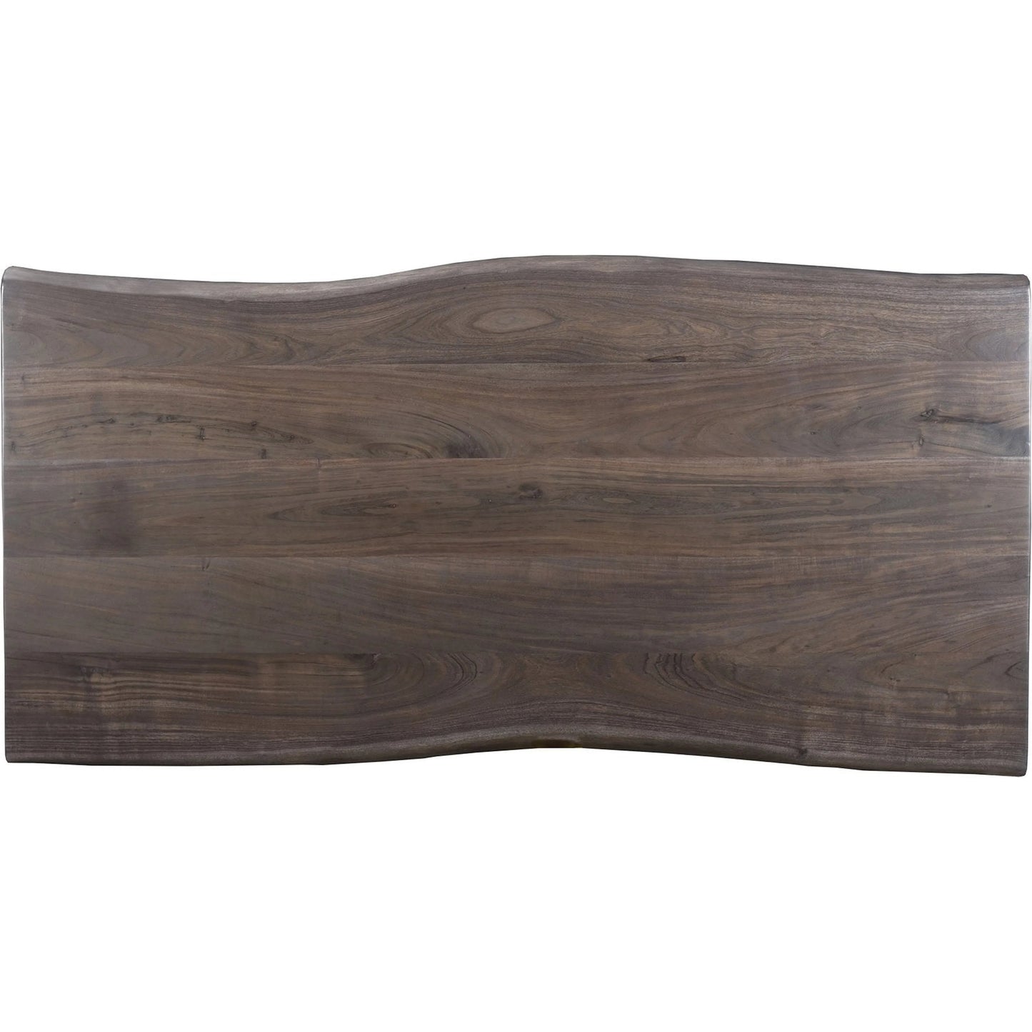 006 SI-2533524 | Additional Silo | Taj Dining Table by LH Imports in brown and vinegar, acrylic matte, silver, powder coat. Made from acacia, iron in a unique style.