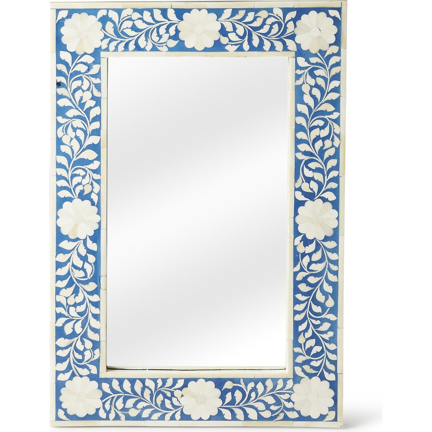 001 O-BUTLER-1855070 | Additional Silo | Olivia Wall Mirror by Butler Specialty Company in blue and heritage. Made from mdf, bone in a coastal style.