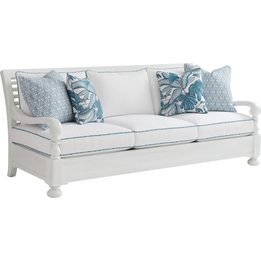 Destin Sofa by Tommy Bahama Home in white. Made from unique in a coastal style.