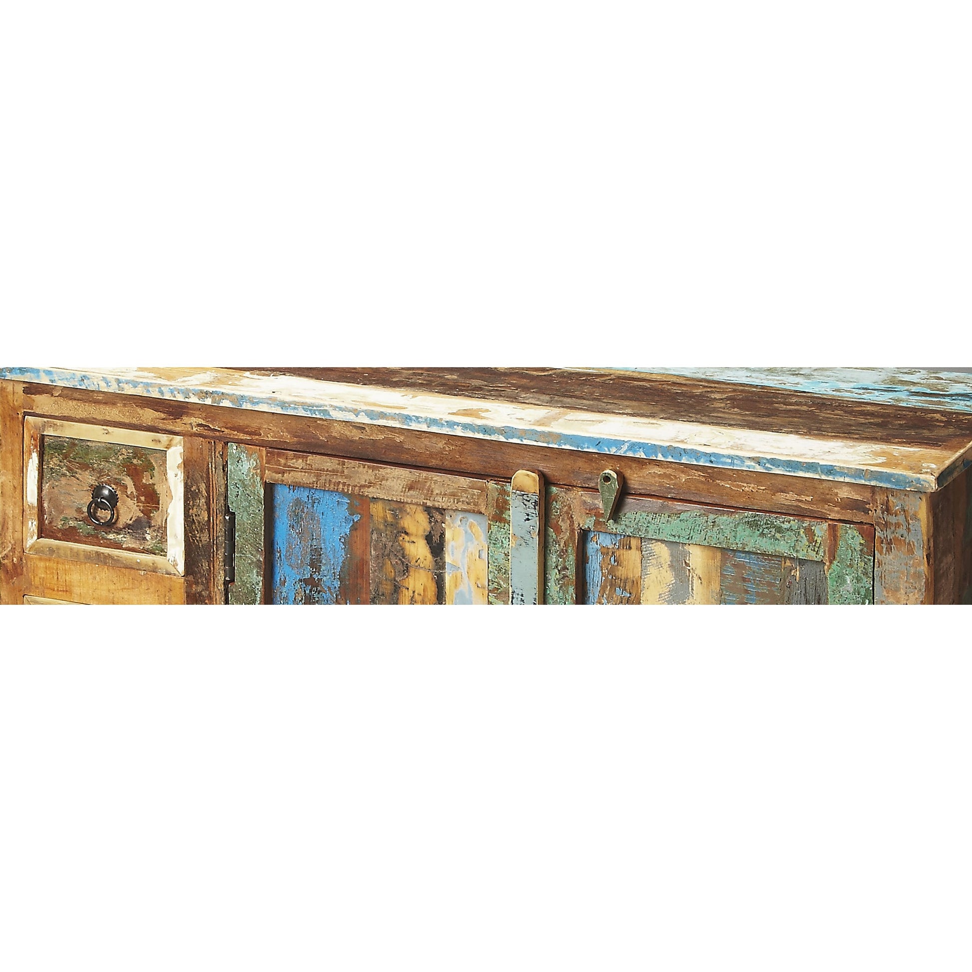 Reverb Rustic Sideboard by Butler Specialty Company in assorted and artifacts. Made from assorted old collected, re-cycled wood in a cottage & farmhouse style.