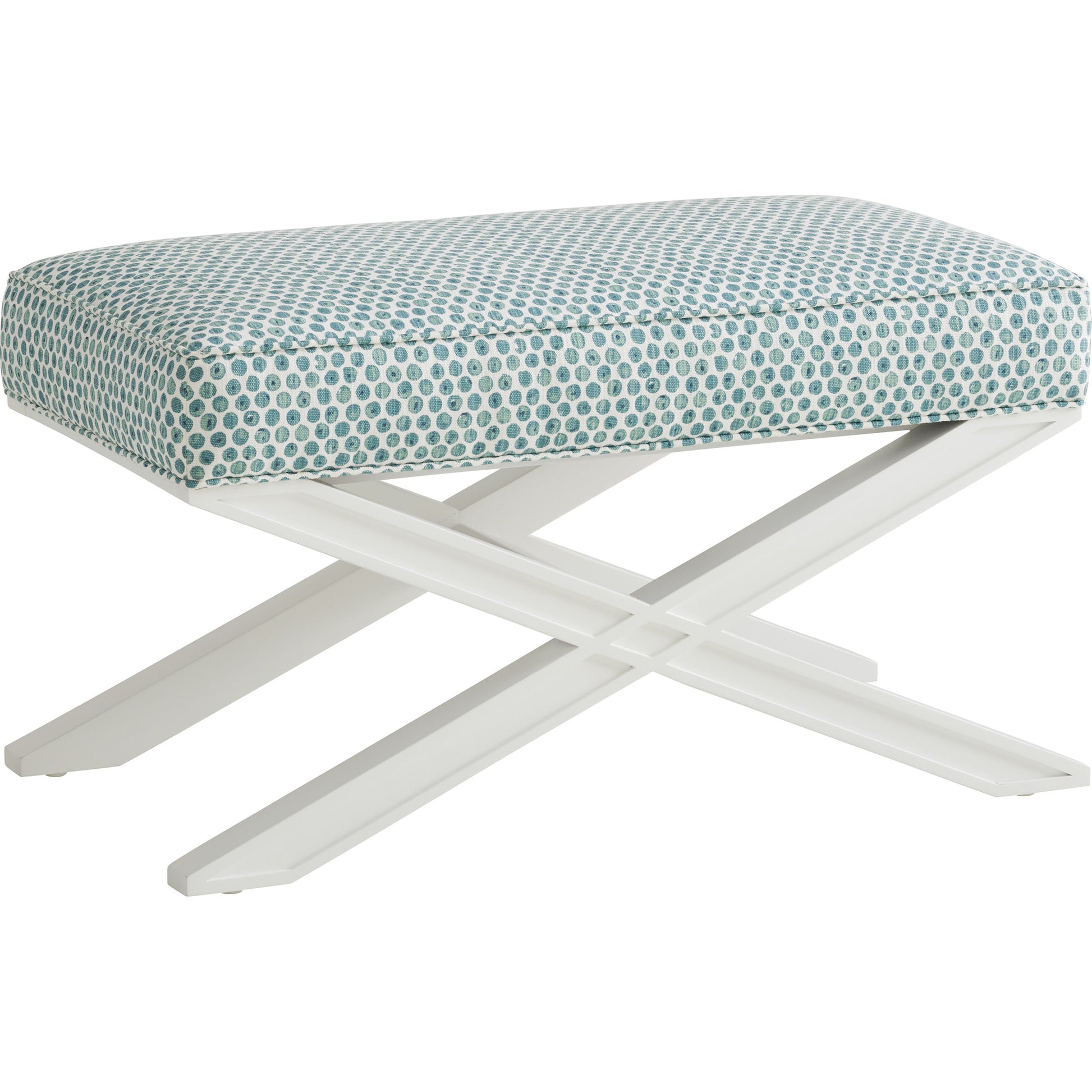 Vaughan Ottoman by Lexington in sanibel. Made from unique in a coastal style.