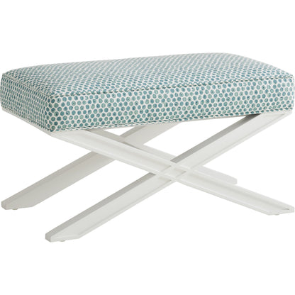 Vaughan Ottoman by Lexington in sanibel. Made from unique in a coastal style.