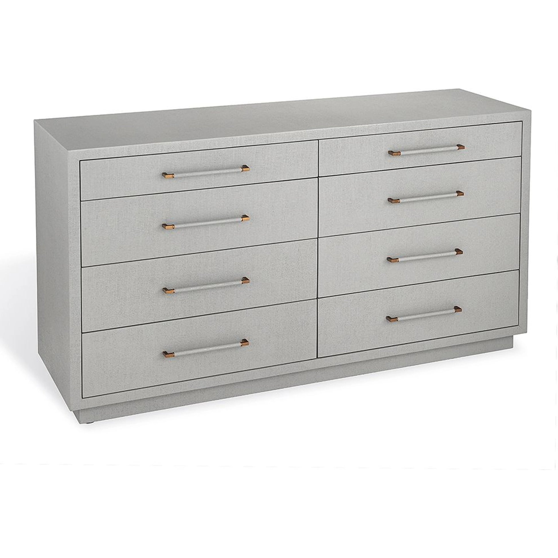 Taylor 8 Drawer Dresser by Interlude Home. Made from wood, faux linen, metal in a modern style.