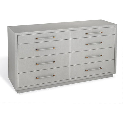 Taylor 8 Drawer Dresser by Interlude Home. Made from wood, faux linen, metal in a modern style.