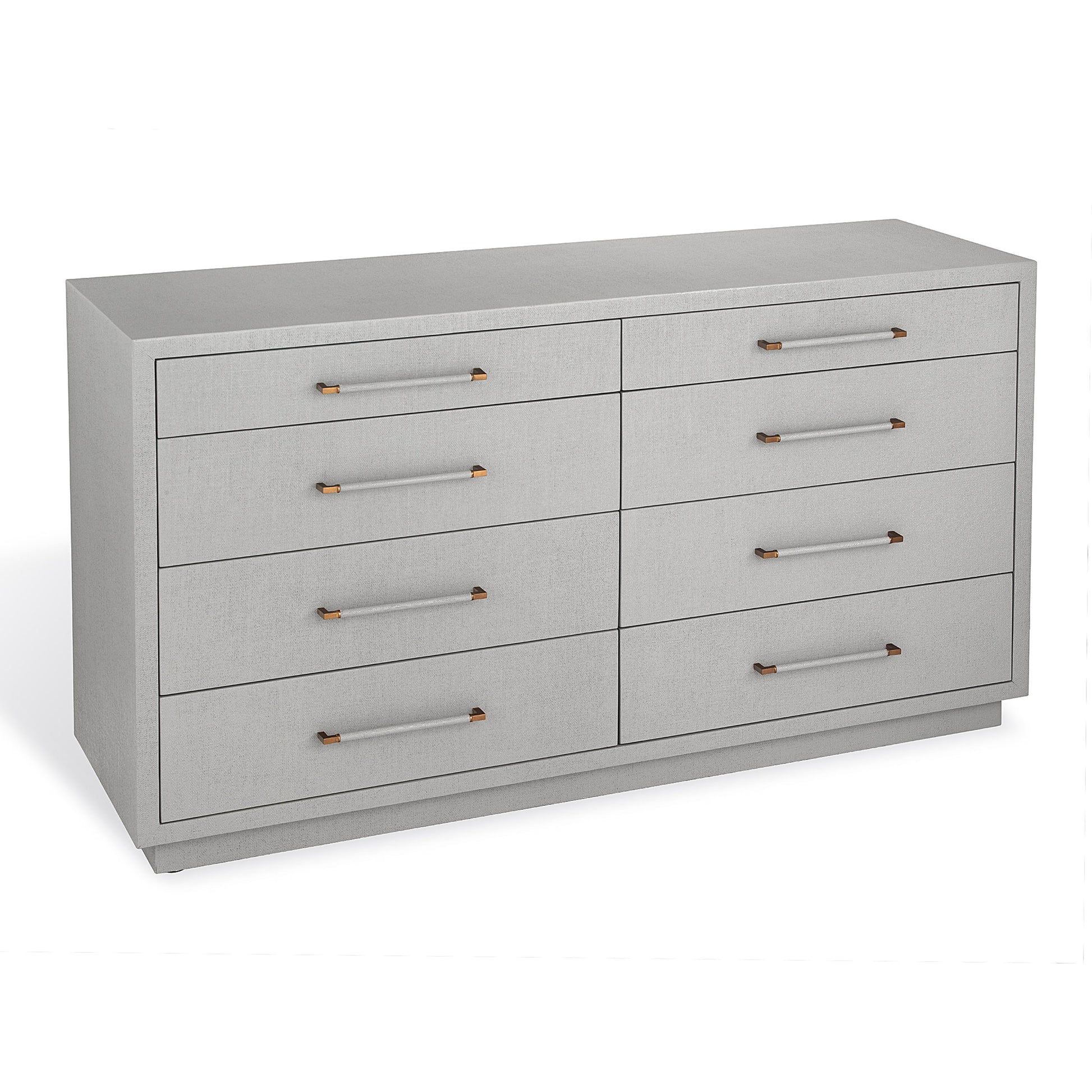 Taylor 8 Drawer Dresser by Interlude Home. Made from wood, faux linen, metal in a modern style.