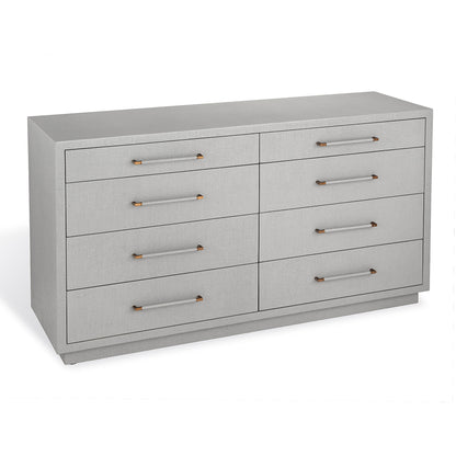 Taylor 8 Drawer Dresser by Interlude Home. Made from wood, faux linen, metal in a modern style.