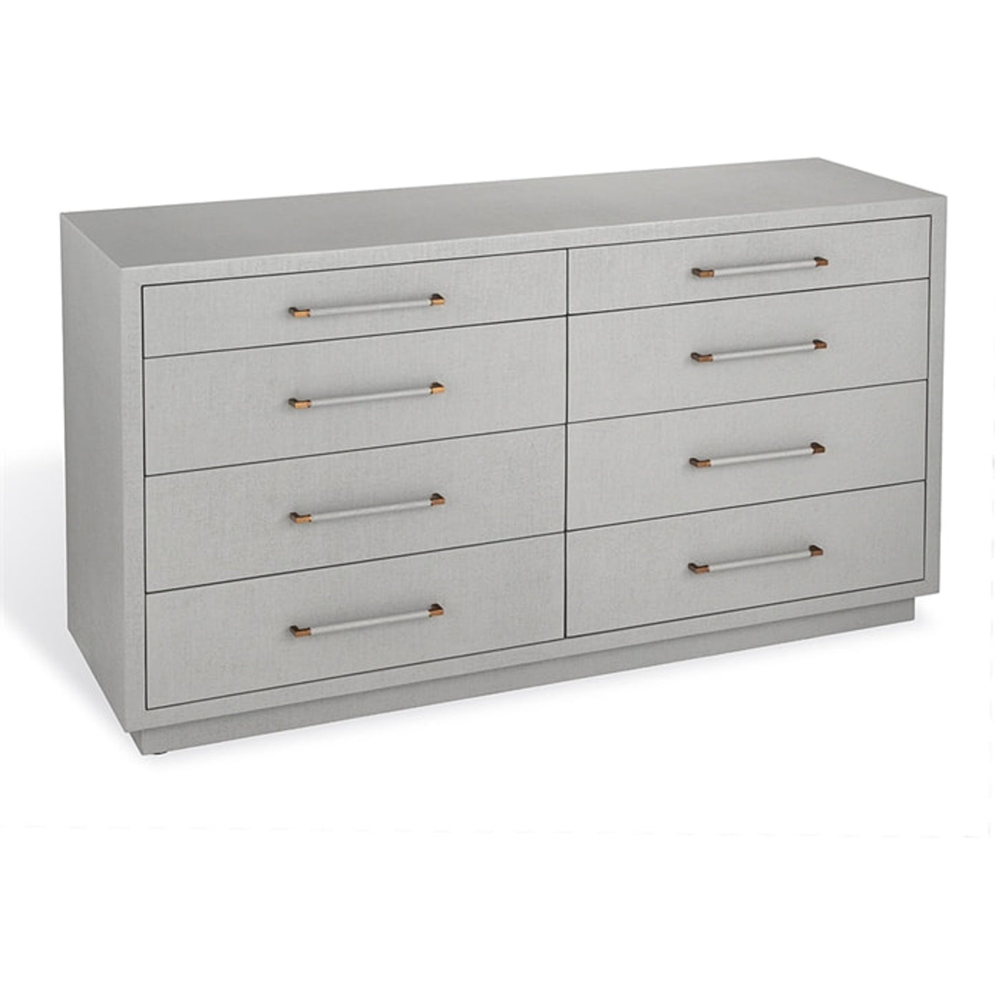 001 S-299674 | Primary Silo | Taylor 8 Drawer Dresser by Interlude Home. Made from wood, faux linen, metal in a modern style.