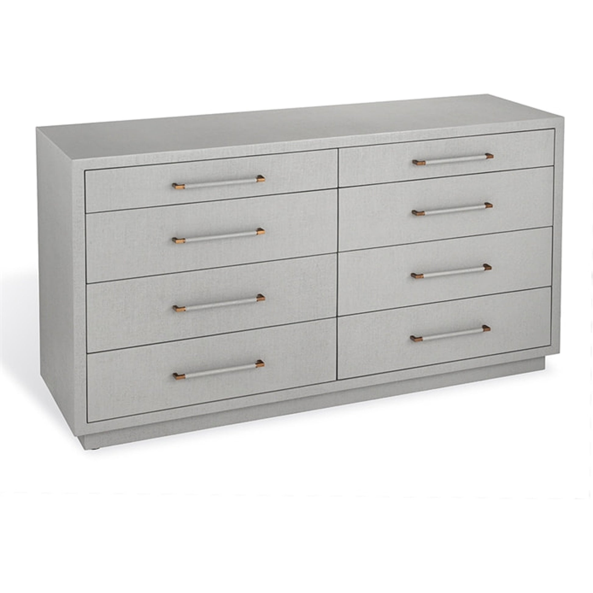 Taylor 8 Drawer Dresser by Interlude Home. Made from wood, faux linen, metal in a modern style.