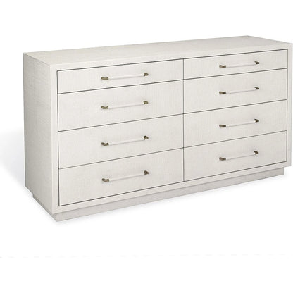Taylor 8 Drawer Dresser by Interlude Home. Made from wood, faux linen, metal in a modern style.