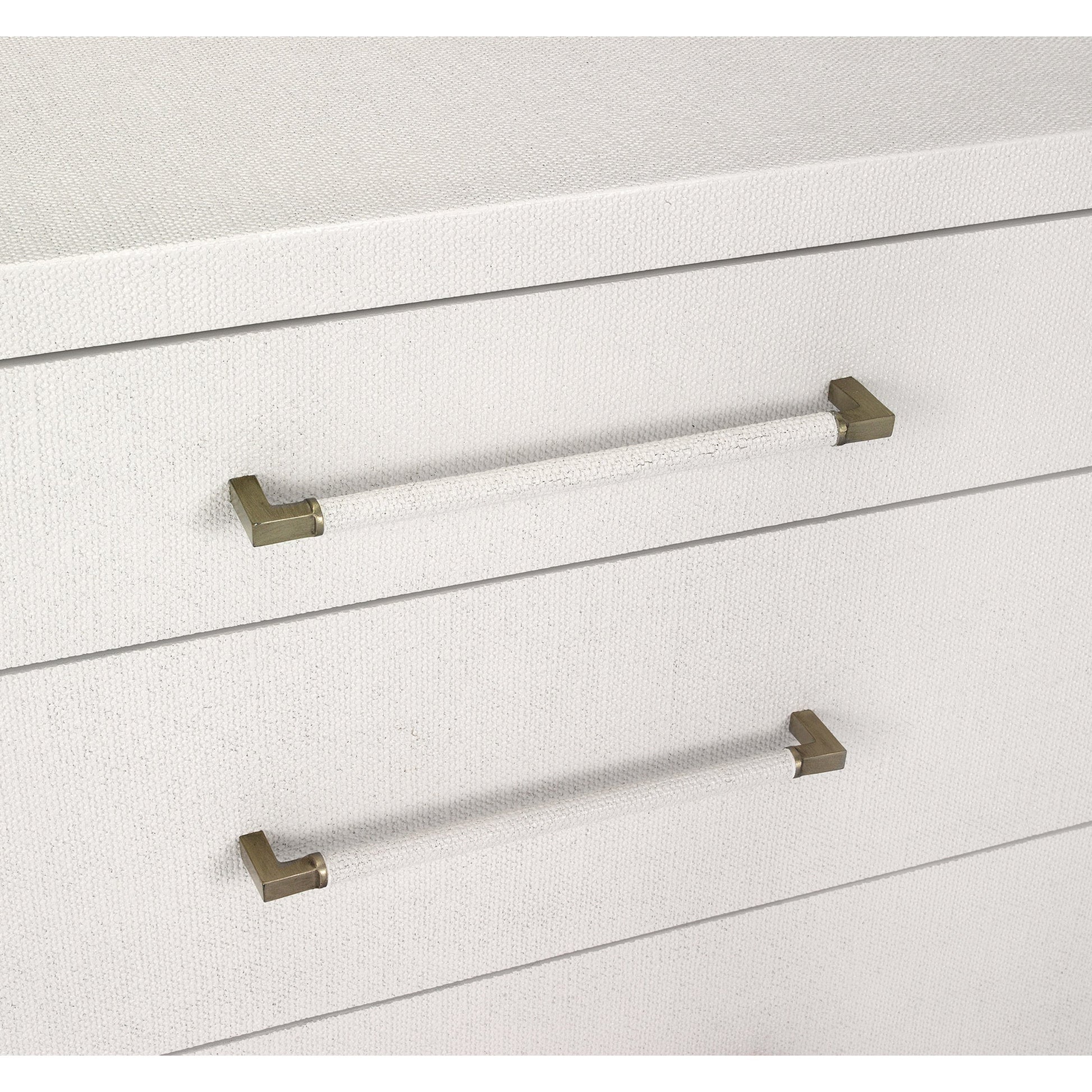 Taylor 8 Drawer Dresser by Interlude Home. Made from wood, faux linen, metal in a modern style.