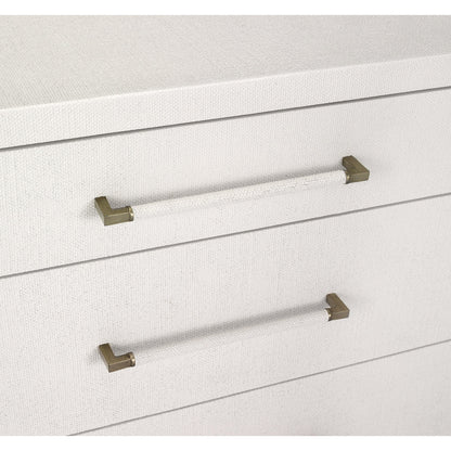 Taylor 8 Drawer Dresser by Interlude Home. Made from wood, faux linen, metal in a modern style.