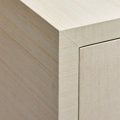 Montaigne Occasional Chest by Interlude Home. Made from wood, sisal, iron in a modern style.