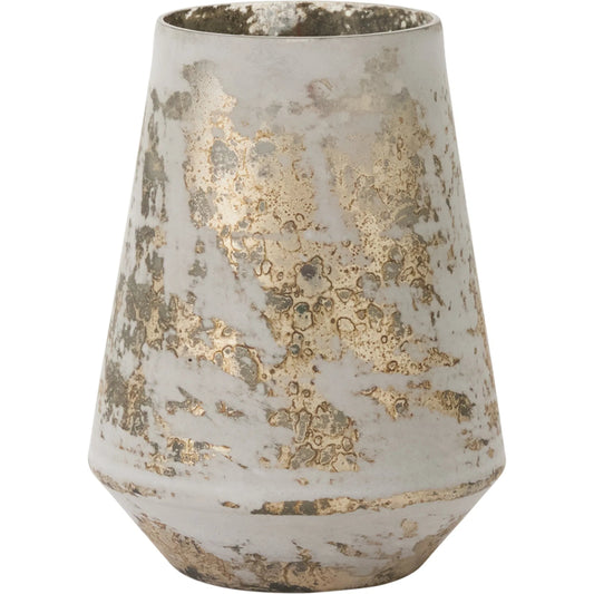 Finland Vase by Accent Decor in grey. Made from glass in a unique style.