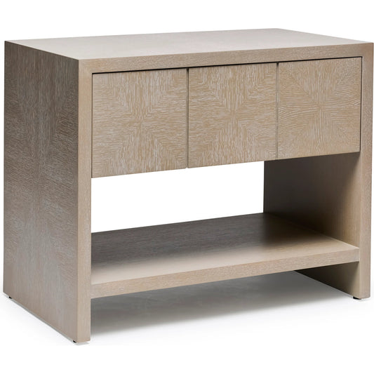 001 SI-2122965 | Additional Silo | Lowell Bedside Chest by Interlude Home in cliffside grey. Made from oak in a modern style.