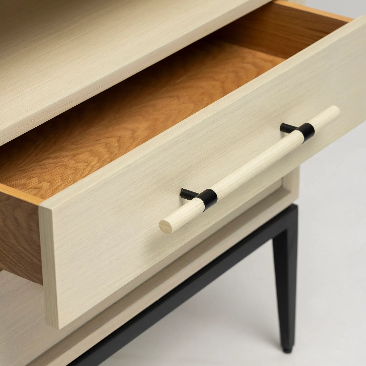 005 SI-2256455 | Closeup | Burton Bedside Chest by Interlude Home. Made from unique in a modern style.
