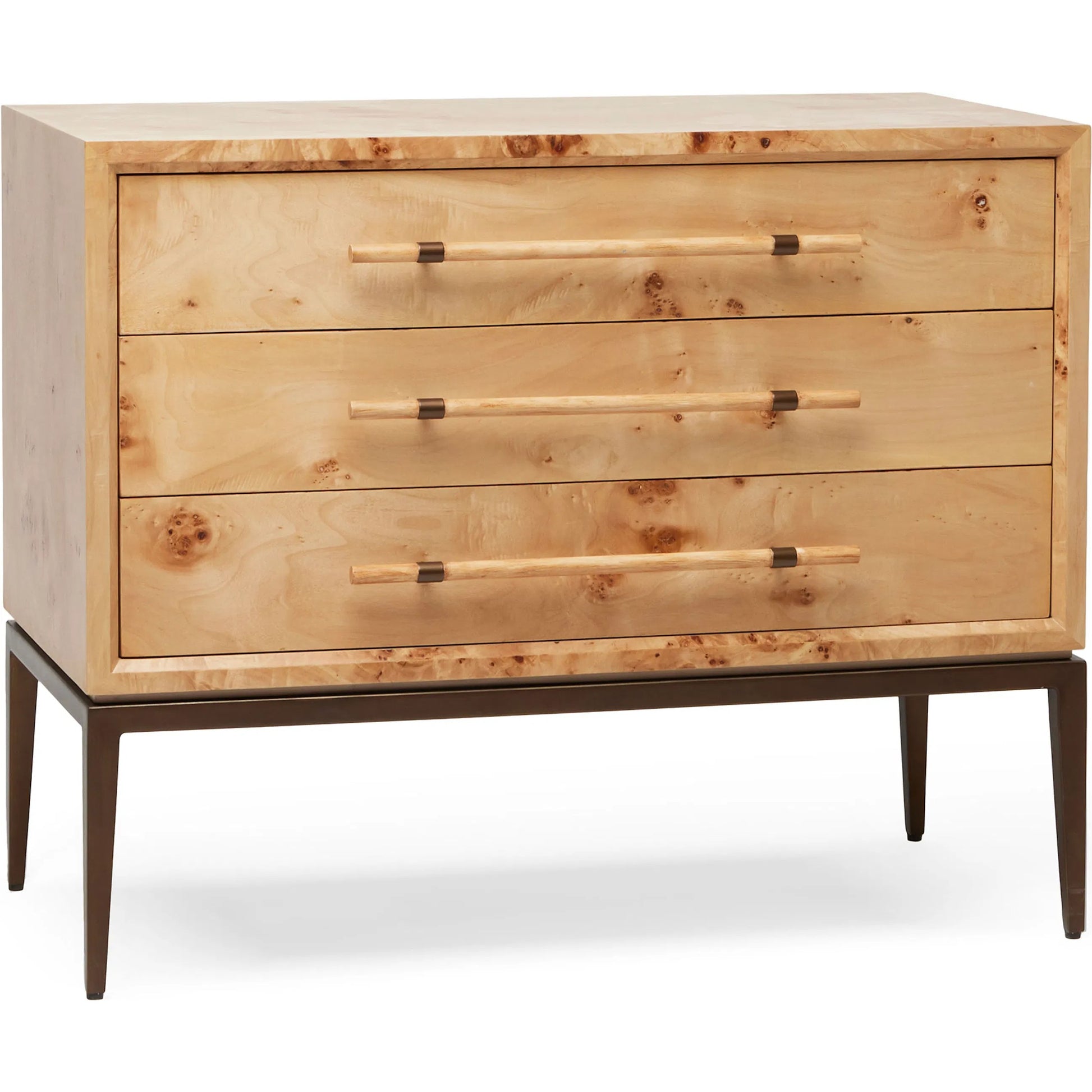 Burton 3 Drawer Bedside by Interlude Home. Made from unique in a transitional style.