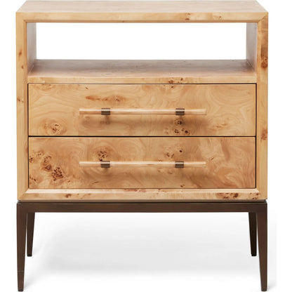 Burton Bedside Chest by Interlude Home. Made from unique in a modern style.
