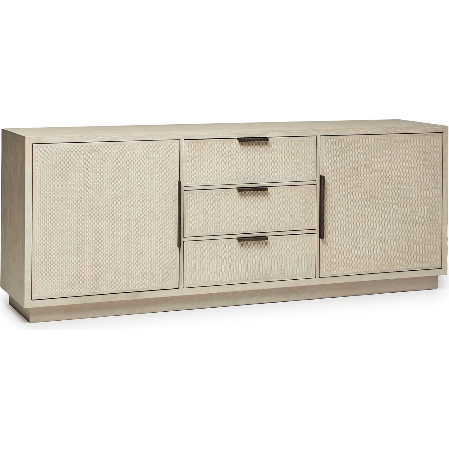 001 SI-2256489 | Primary Silo | Holmes Credenza by Interlude Home in warm grey. Made from oak in a transitional style.