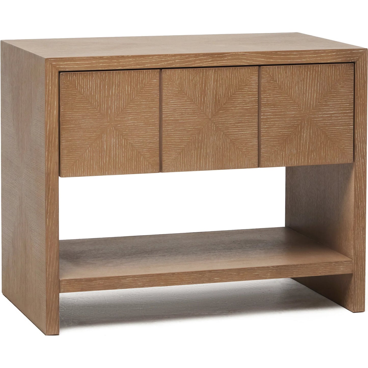 001 SI-2256503 | Primary Silo | Lowell Bedside by Interlude Home in warm grey and harvest. Made from oak in a transitional style.