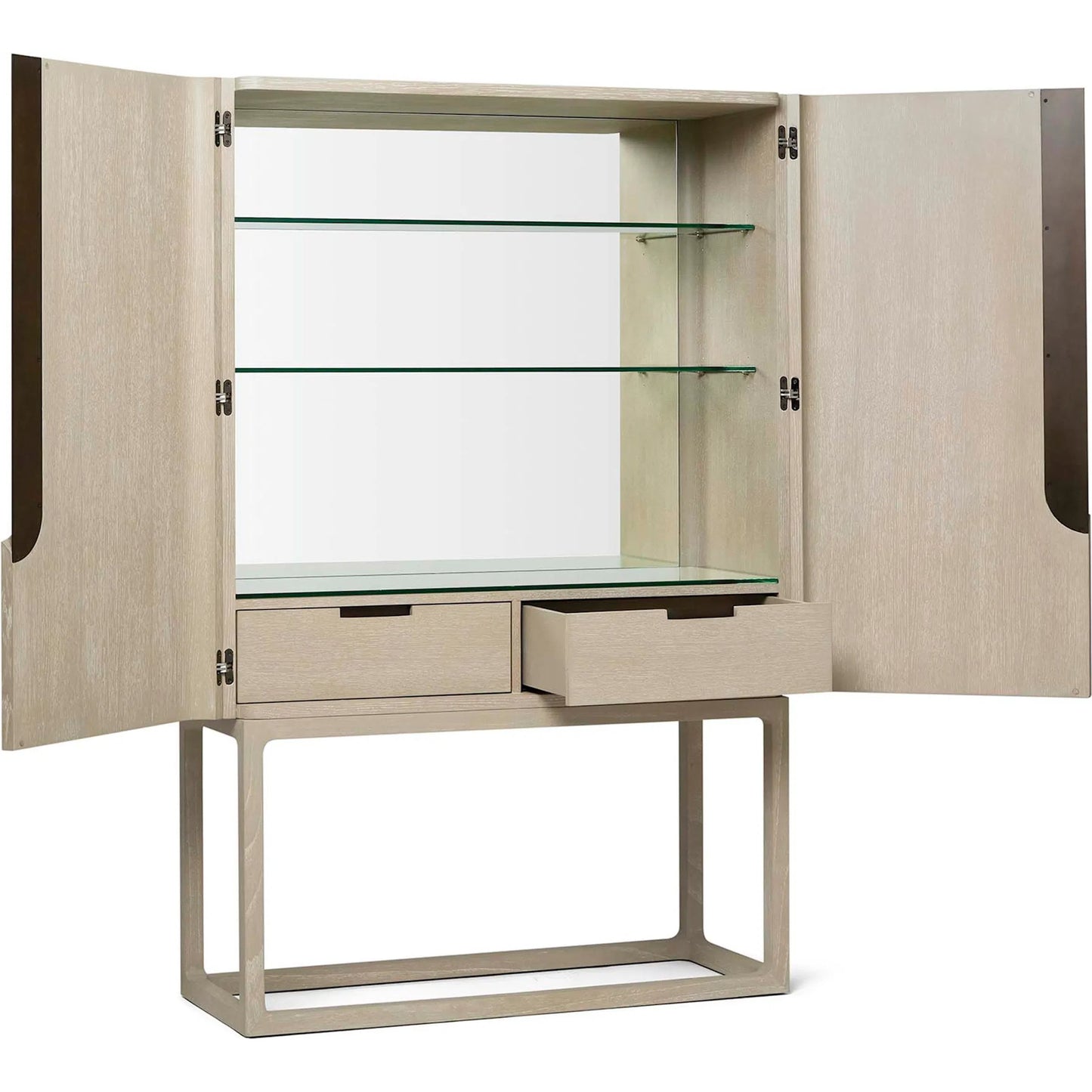 003 SI-2374534 | Additional Silo | Dixon Bar Cabinet by Interlude Home in cliffside, classic bronze. Made from oak, aluminum in a transitional style.