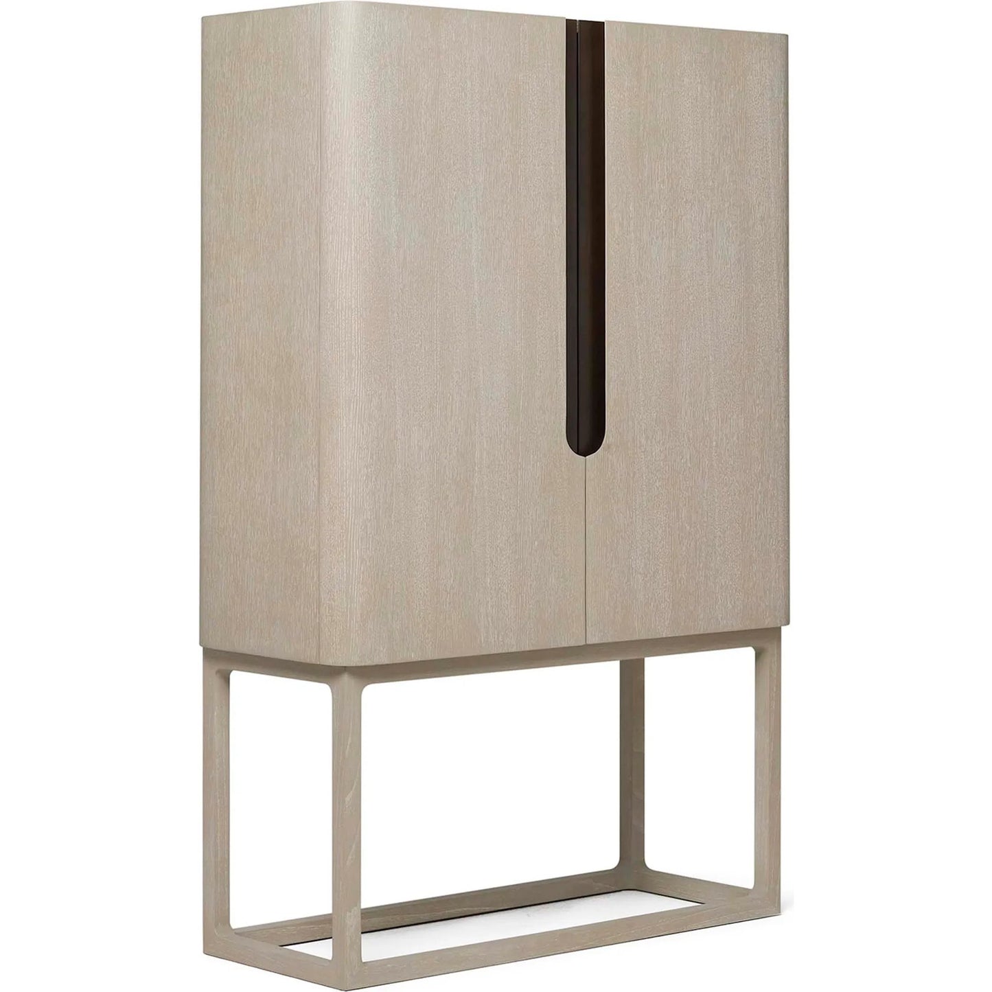 001 SI-2374534 | Primary Silo | Dixon Bar Cabinet by Interlude Home in cliffside, classic bronze. Made from oak, aluminum in a transitional style.