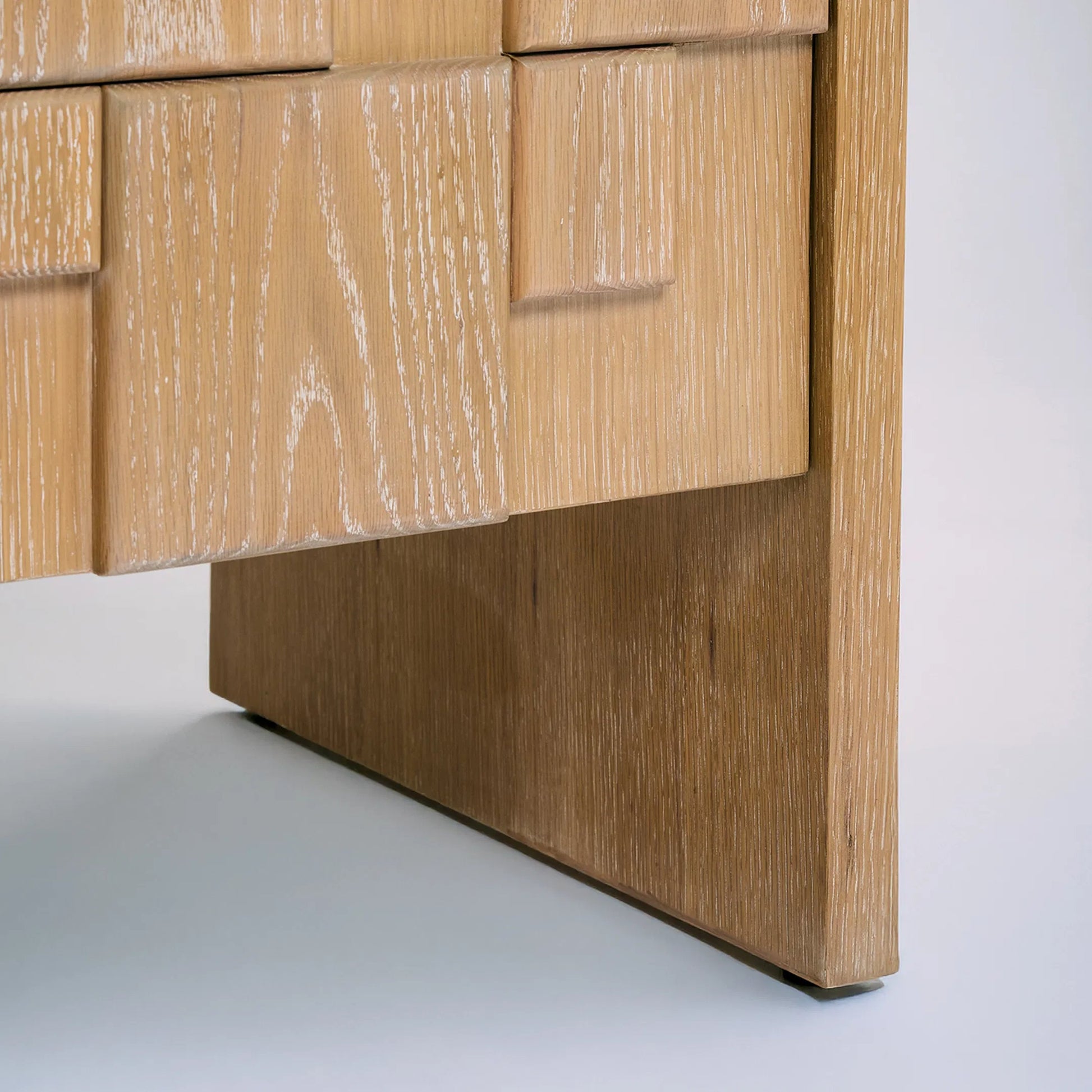 Louise Occasional Chest by Interlude Home in saddle. Made from oak in a transitional style.