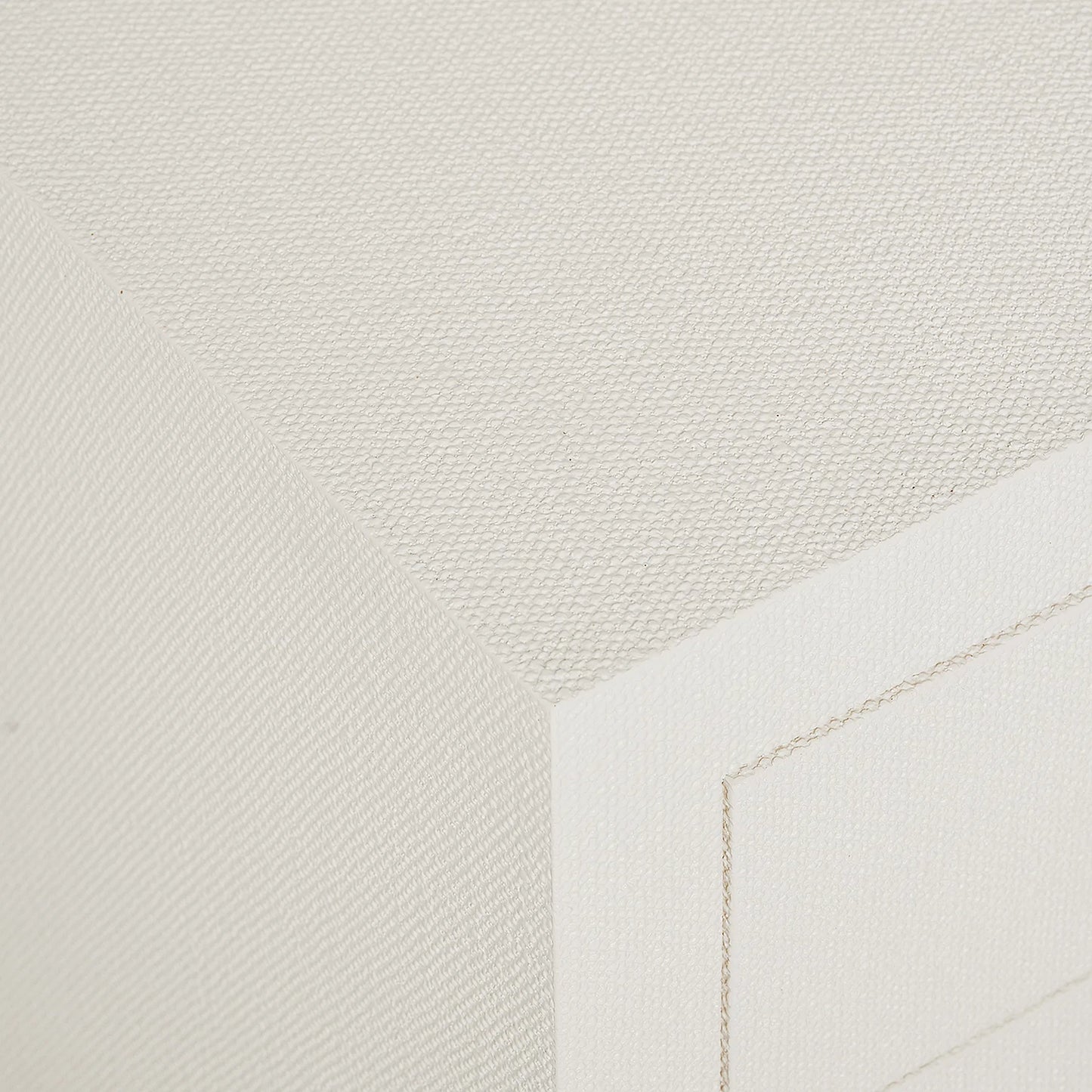 007 SI-2519610 | Closeup | Montaigne Tall Bedside Chest by Interlude Home. Made from wood, faux linen, metal in a transitional style.