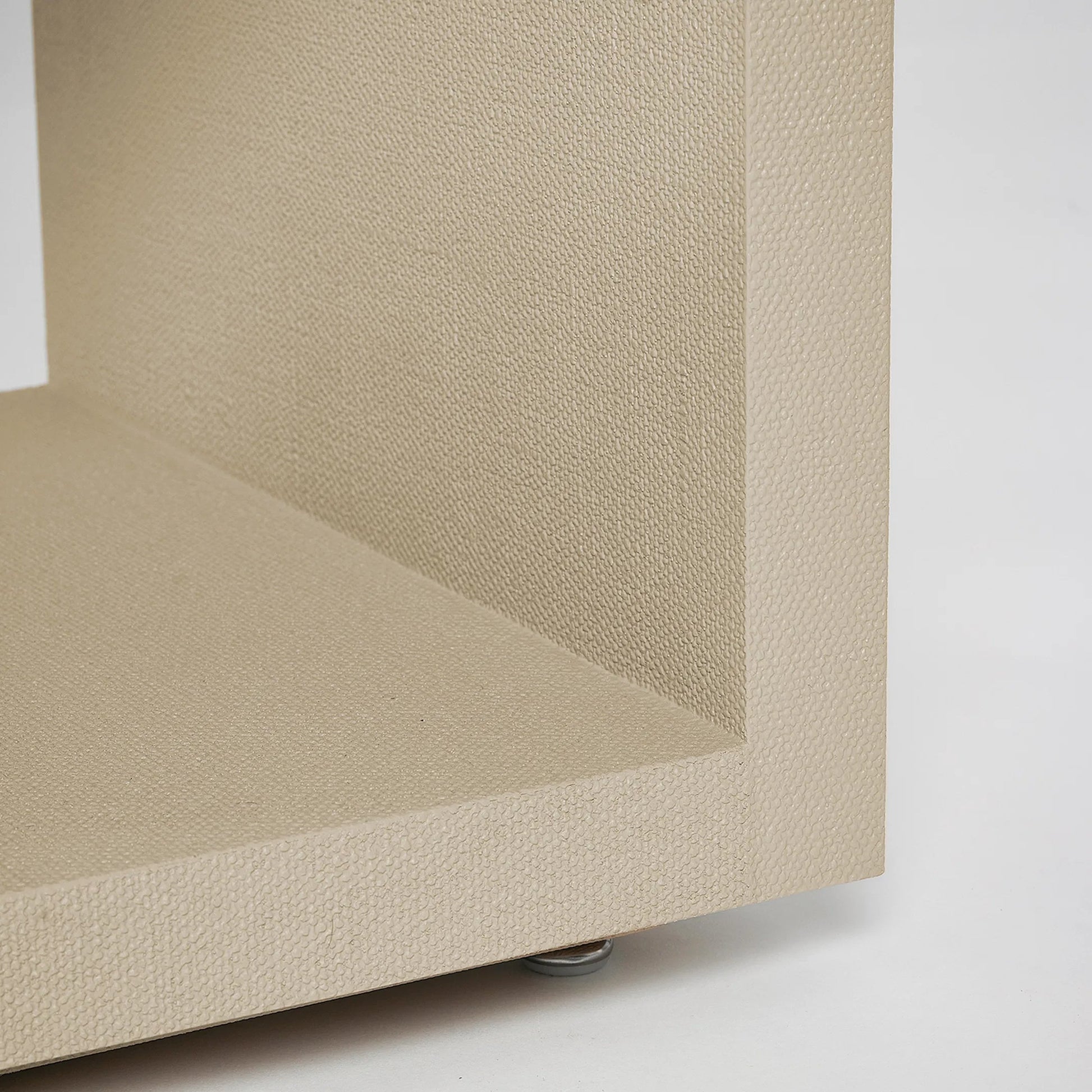 Montaigne Tall Bedside Chest by Interlude Home. Made from wood, faux linen, metal in a transitional style.
