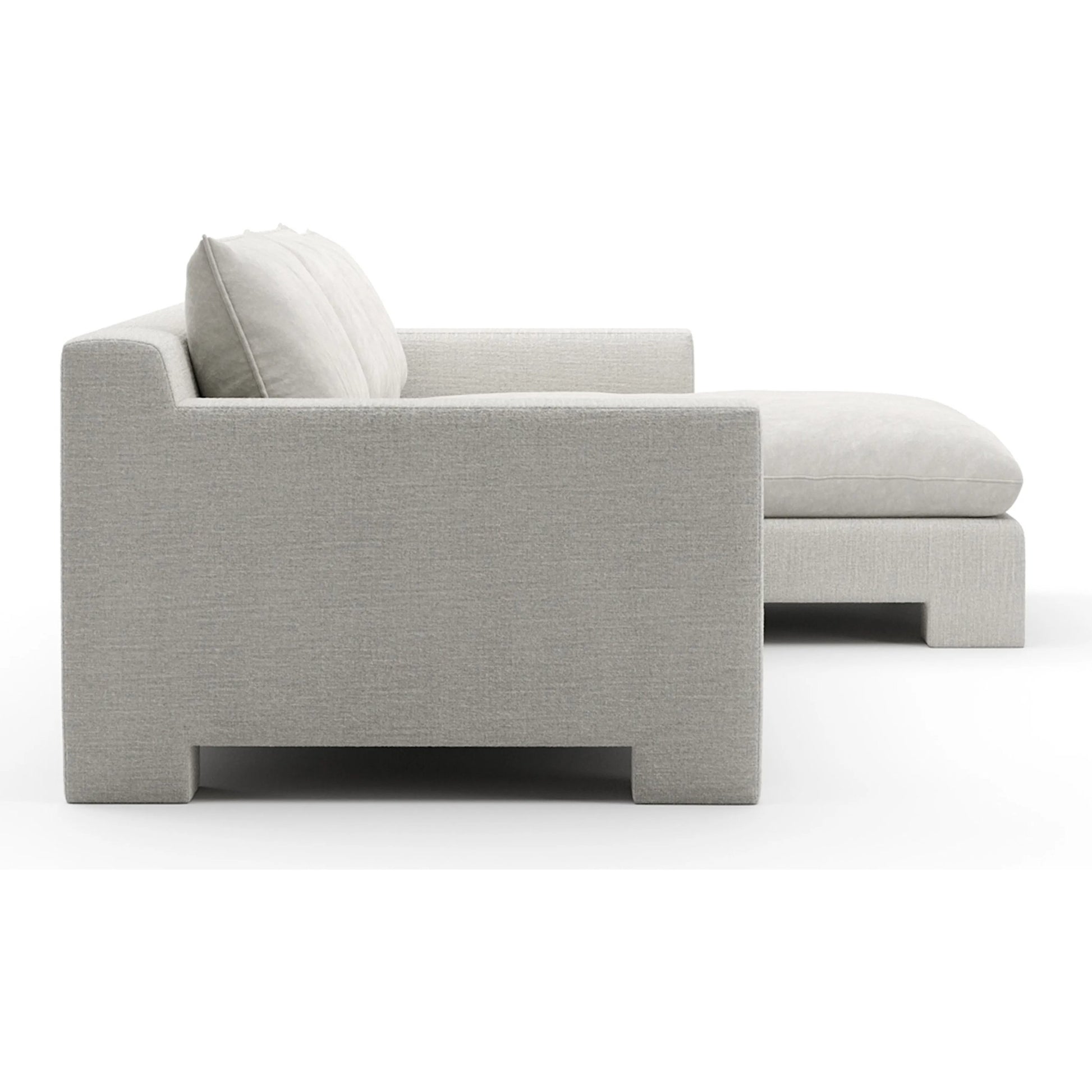 Devon Chaise Sectional by Caracole. Made from unique in a transitional style.