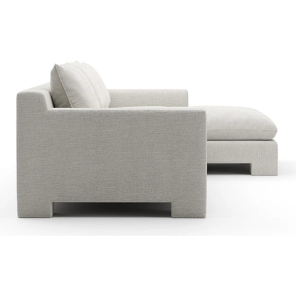 Devon Chaise Sectional by Caracole. Made from unique in a transitional style.