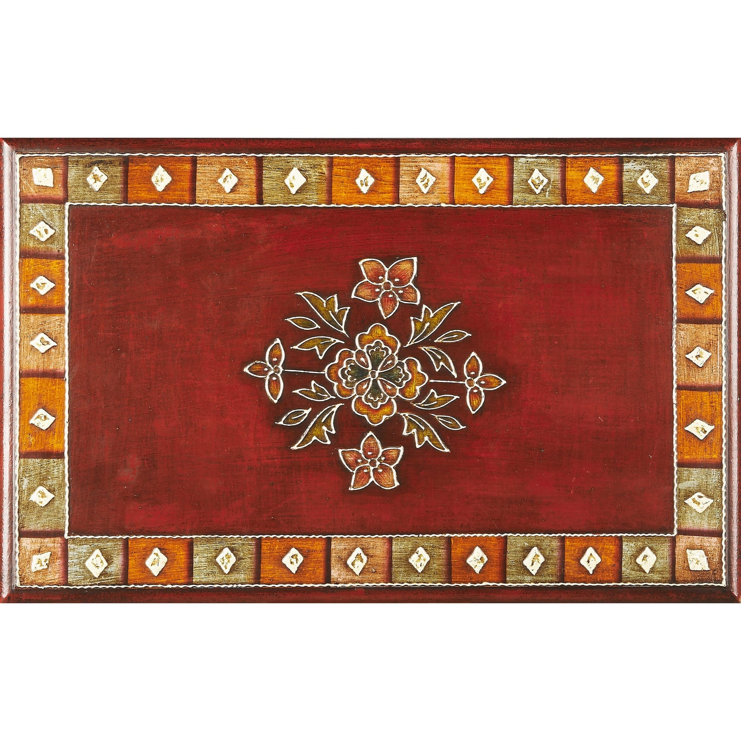 003 O-BUTLER-1893290 | Additional Silo | Sasha Hand Painted Nesting Tables by Butler Specialty Company in assorted and artifacts. Made from select wood solids in a eclectic & global style.
