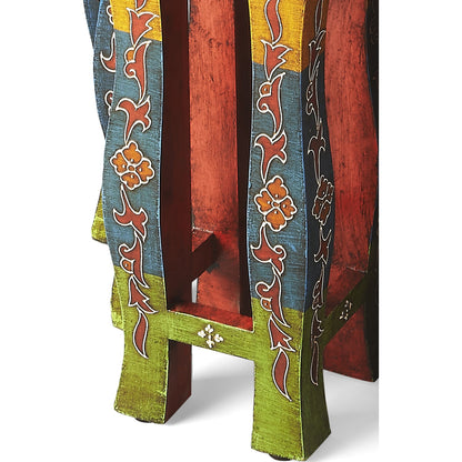 Sasha Hand Painted Nesting Tables by Butler Specialty Company in assorted and artifacts. Made from select wood solids in a eclectic & global style.