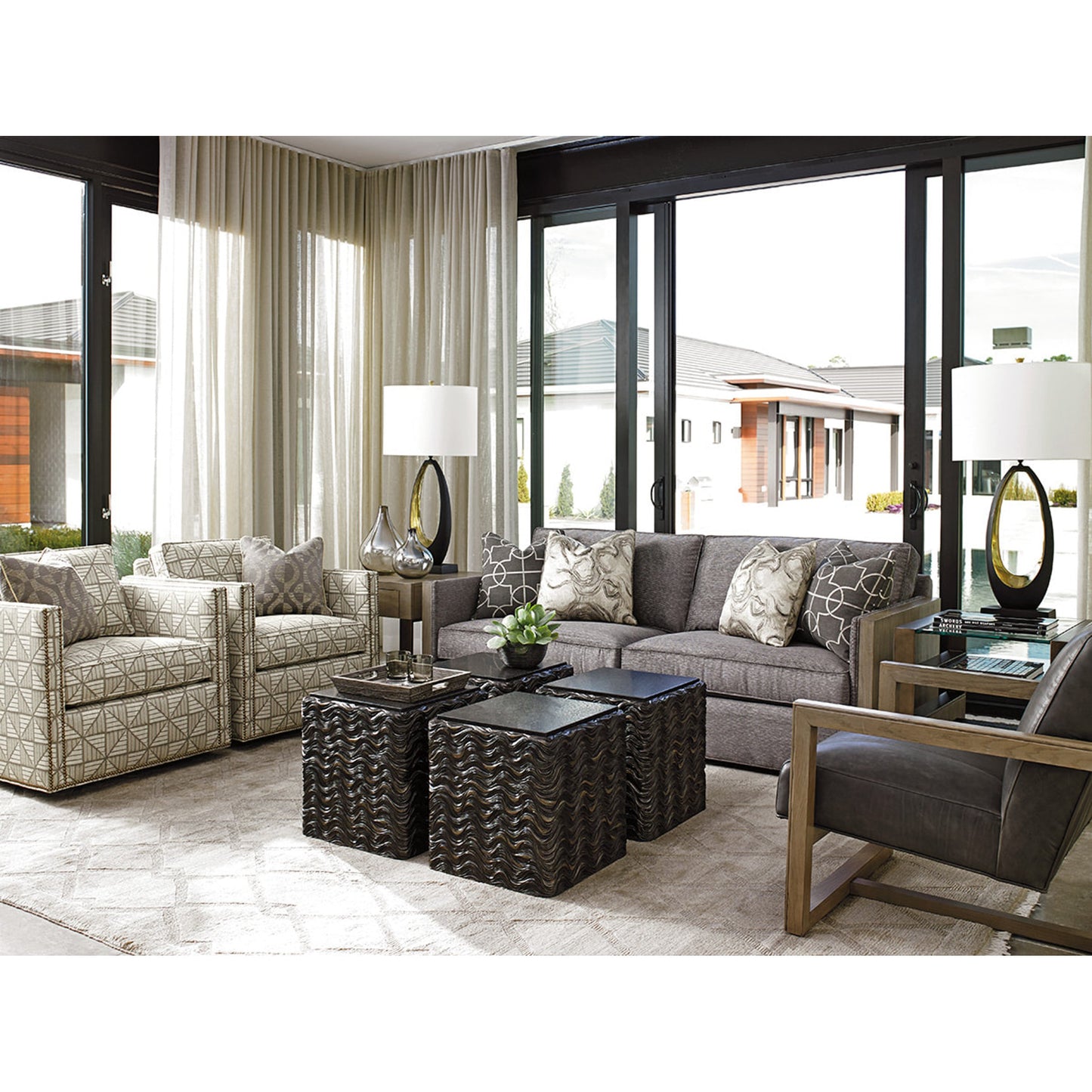 006 SR-835730 | Lifestyle | Talk of the Town Cube End Table by Lexington. Made from unique in a eclectic & global style.