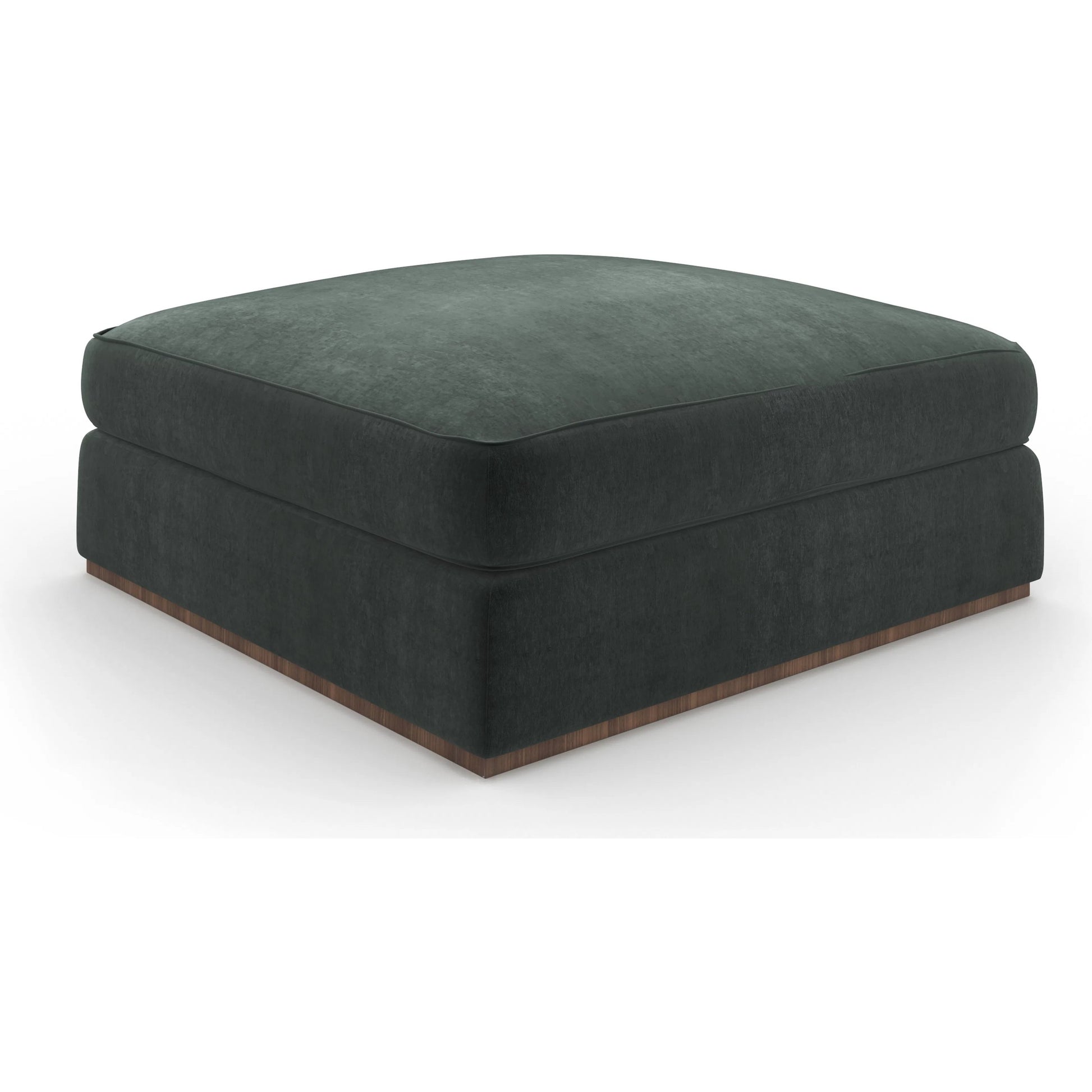 Bello Ottoman by Caracole in retro walnut. Made from unique in a eclectic & global style.