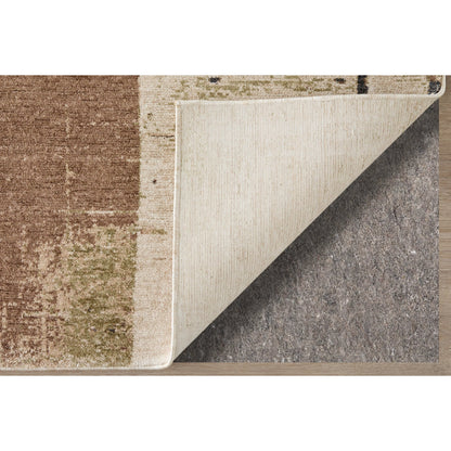Pearson PRS39STF Rug by Feizy in ivory, green, brown. Made from polyester in a unique style.