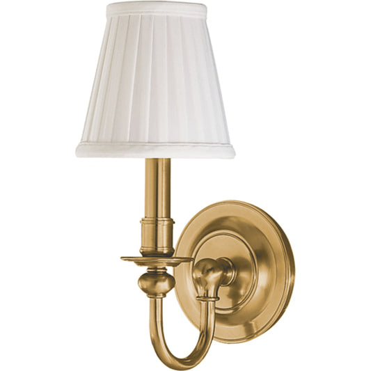 Beekman Wall Sconce by Hudson Valley. Made from brass in a traditional style.