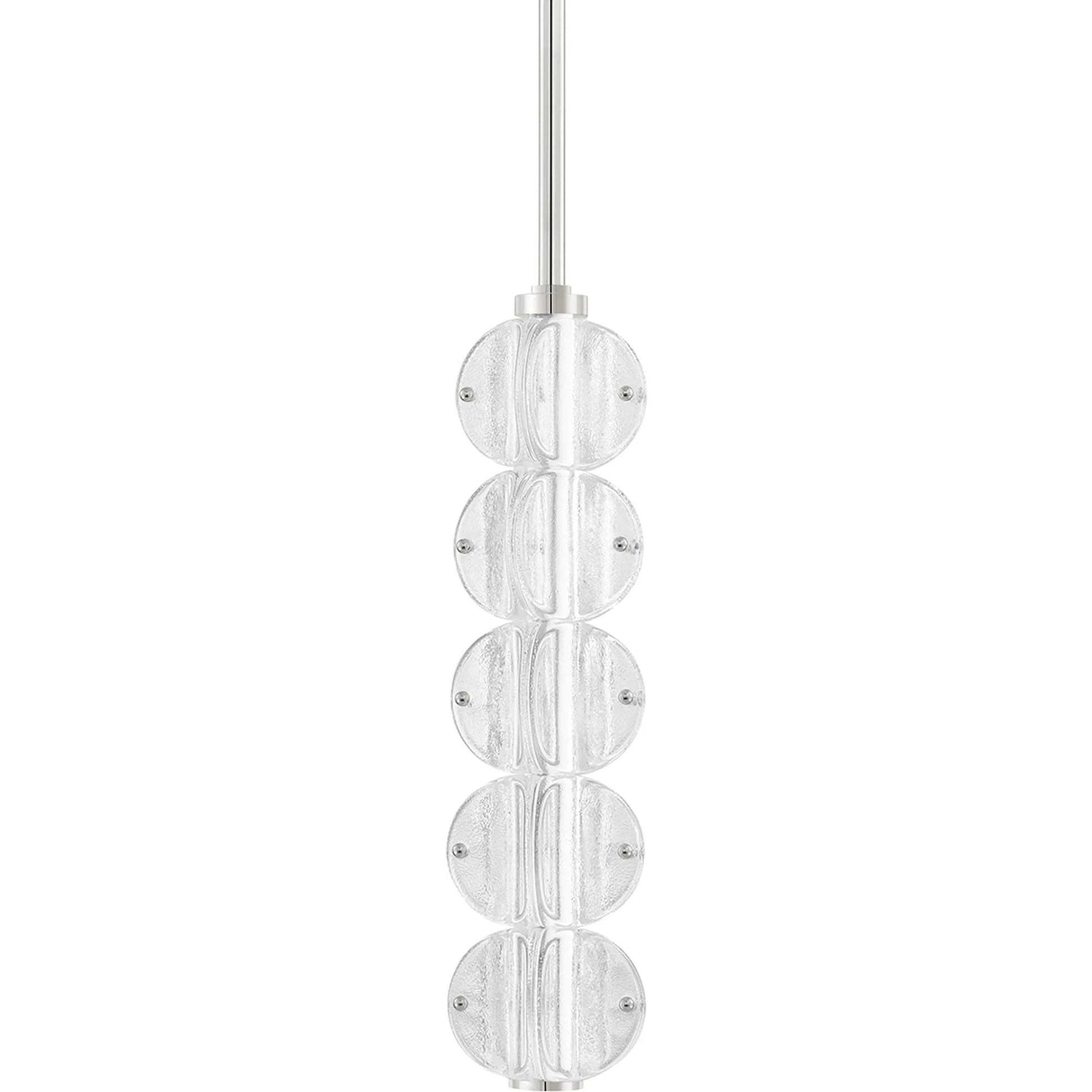Lindley 5 Light Pendant by Hudson Valley. Made from brass in a transitional style.