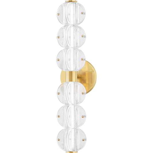 Lindley Bath Bracket by Hudson Valley. Made from brass in a transitional style.