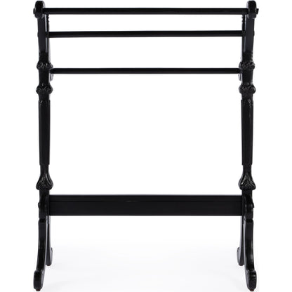 Newhouse Blanket Stand by Butler Specialty Company. Made from rubberwood solids, resin in a traditional style.