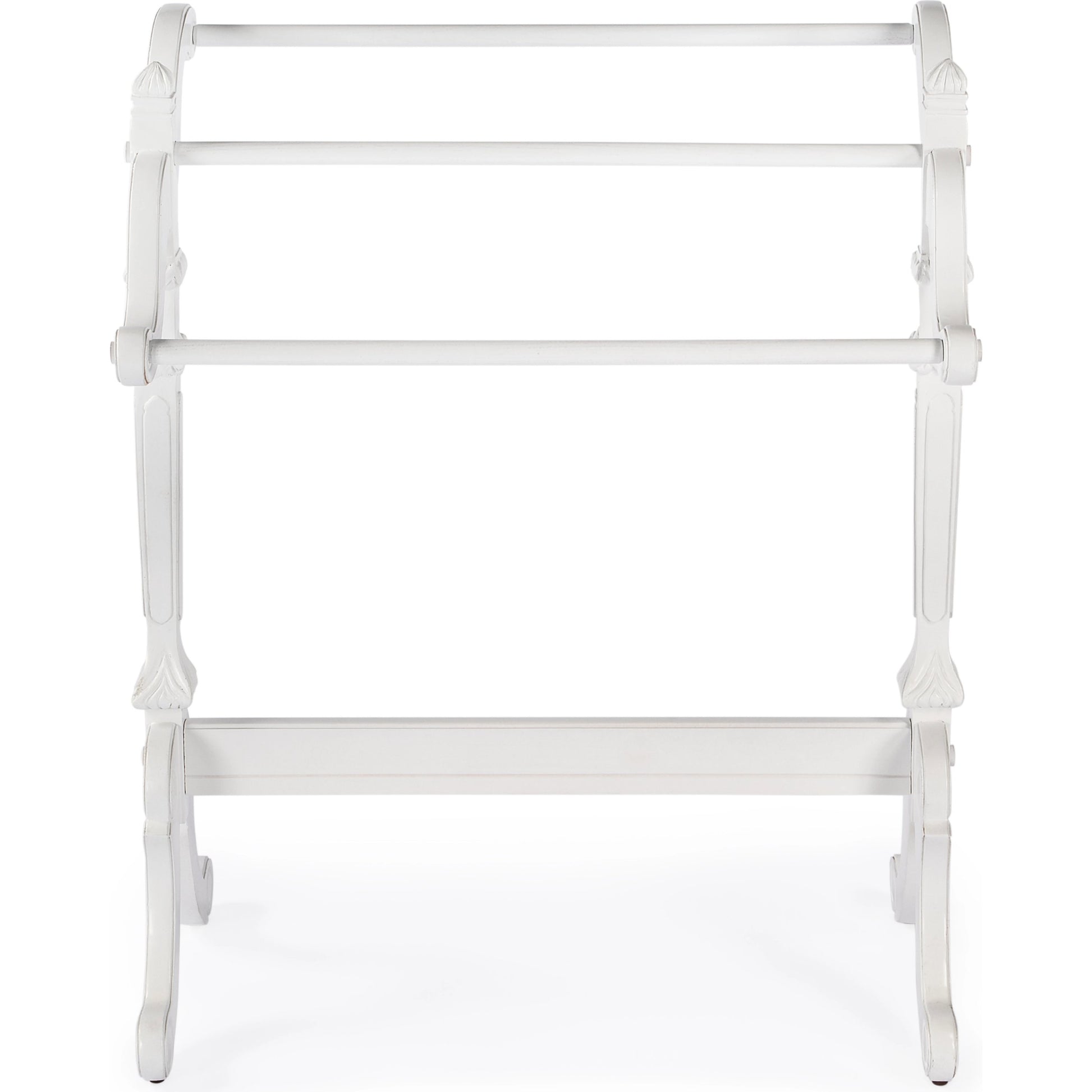 Newhouse Blanket Stand by Butler Specialty Company. Made from rubberwood solids, resin in a traditional style.