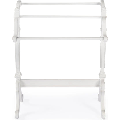 Newhouse Blanket Stand by Butler Specialty Company. Made from rubberwood solids, resin in a traditional style.