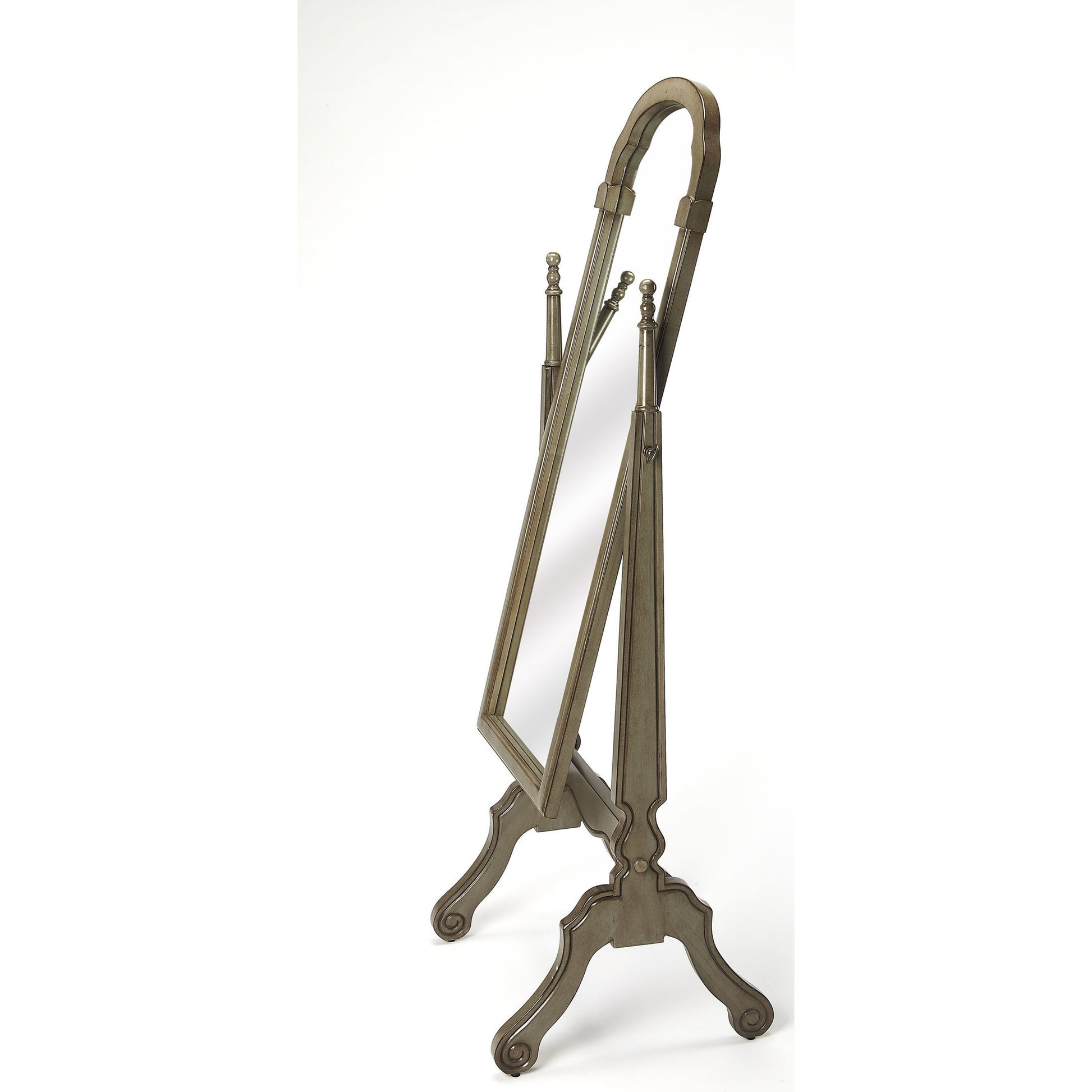 Meredith Cheval Mirror by Butler Specialty Company. Made from poplar hardwood solids, mirrored glass in a traditional style.