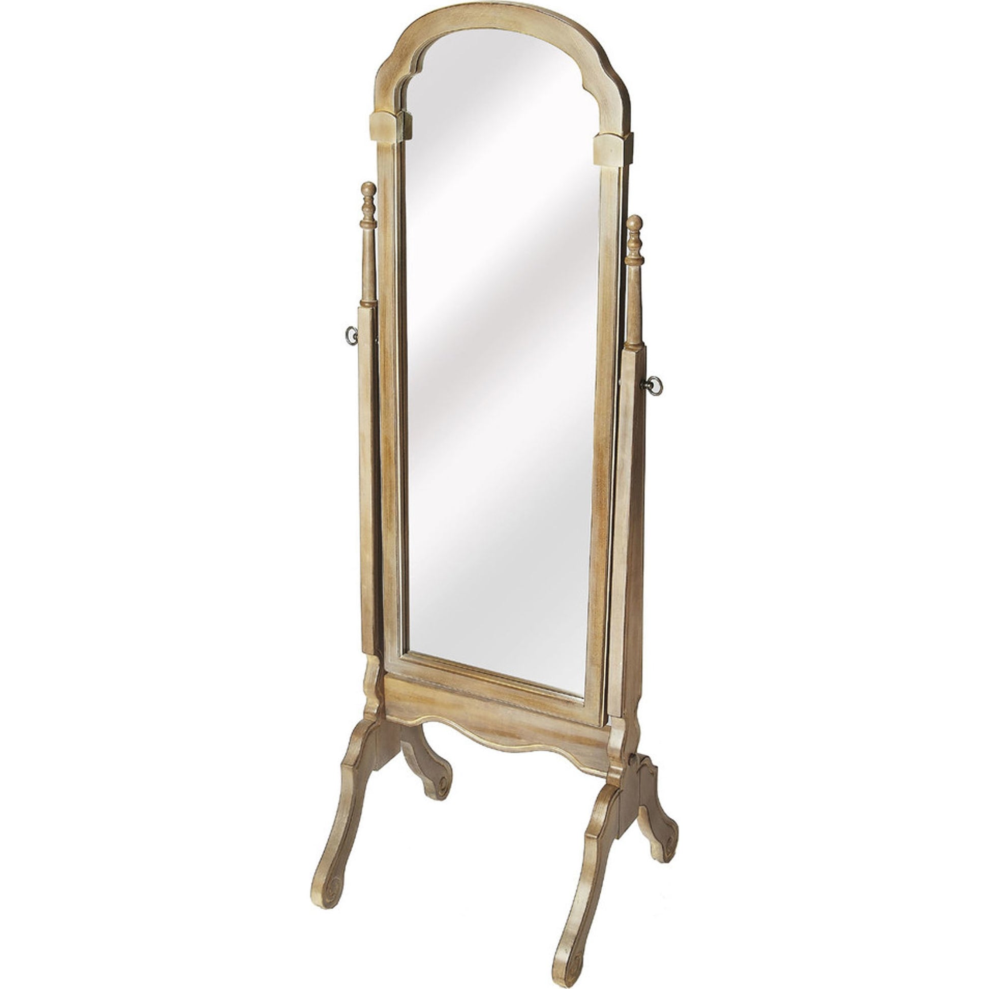 Meredith Cheval Mirror by Butler Specialty Company. Made from poplar hardwood solids, mirrored glass in a traditional style.