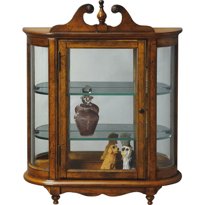 Melinda Wall Curio by Butler Specialty Company. Made from wood solids, wood veneers, glass in a traditional style.