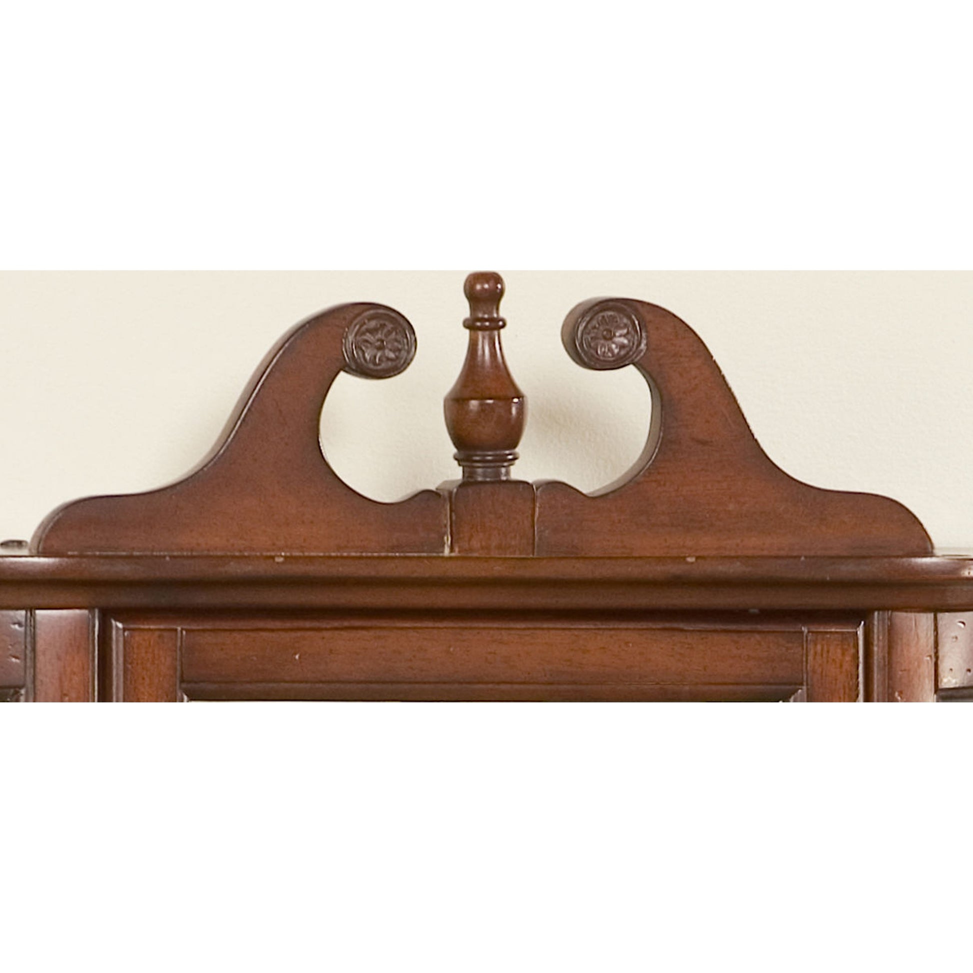 Melinda Wall Curio by Butler Specialty Company. Made from wood solids, wood veneers, glass in a traditional style.