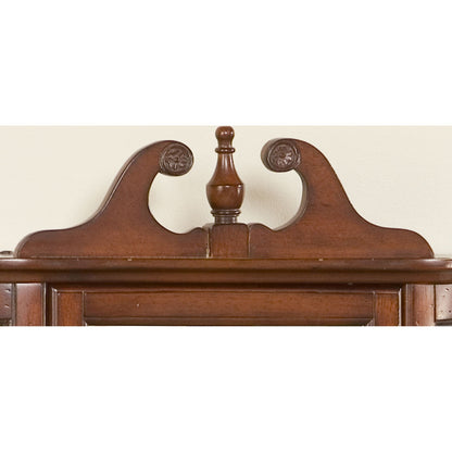 Melinda Wall Curio by Butler Specialty Company. Made from wood solids, wood veneers, glass in a traditional style.